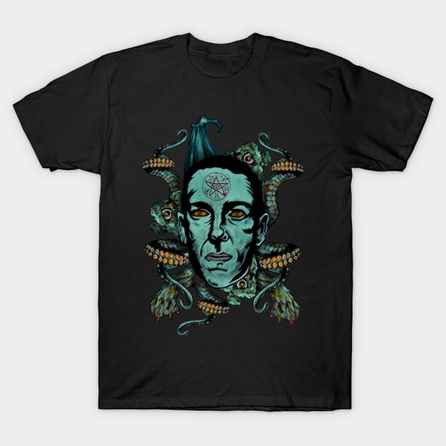 Howard Phillips Lovecraft T-Shirt by LosFutbolko